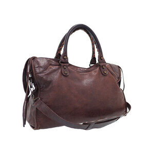 Balenciaga Shoulder The City Leather Bag